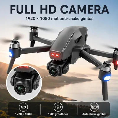 Productafbeelding van Compatibel met LUXWALLET SkyLine³ Drone – 15-30KM/h – 3KM Bereik – Gimbal - GPS