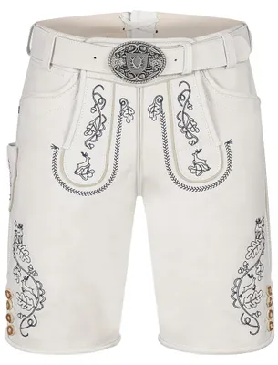 Produktbild von Lederhose Samuele mit Gürtel 50