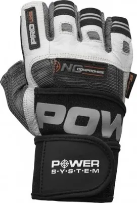 Obrázok produktu pre Power System No Compromise Evo White/Grey L Fitness rukavice