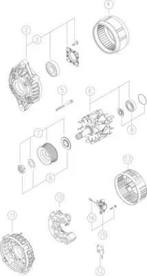 Immagine prodotto di Alternatore 120A