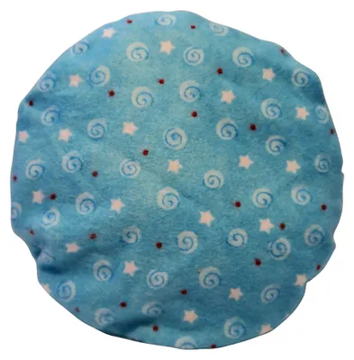 Produktbild von Wärmekissen mit Körnerfüllung, rund 15 cm (Traubenkerne, Sterne & Spiralen)