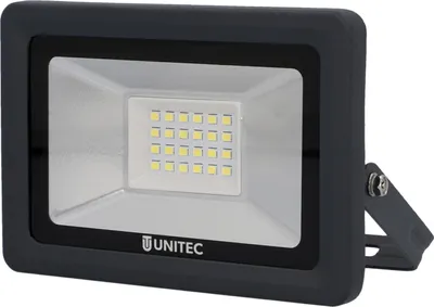 Imagen del producto de Unitec, farola LED para exteriores, color antracita, IP65, 14W, 1700 lúmenes, luz diurna, 6500K, blanco frío