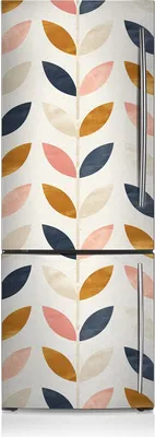 Produktbild von Aufkleber Kühlschrankmagnete Dekoration Kühlschrankfolie 60x190 cm - skandinavisch