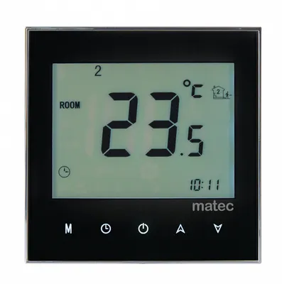 Image de Régulateur de température encastré programmable TYPE : RTD-02 ; blanc MATEC Zamel