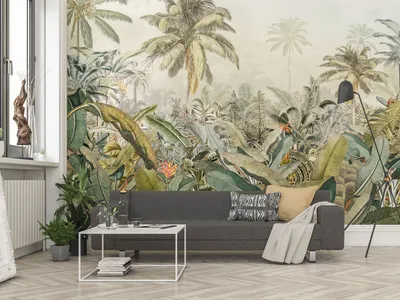 Produktbild von Komar Vlies Fototapete "Amazonia", grün/braun, 368 x 248 cm