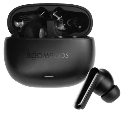 Produktbild von Boompods, True Wireless ANC Kopfhörer 5.3 26Std. Echobuds, Schwarz