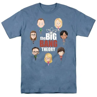 Immagine prodotto di Maglietta "Big Bang Theory" – Modello unisex, taglia uomo/donna, codice TV37562 (3XL), colore blu Carolina