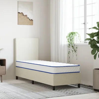 Produktbild von Memory-Schaum-Matratze 70x200x17 cm Weiß, Taschenfederkernmatratzen 2024 Neu DesignMöbel