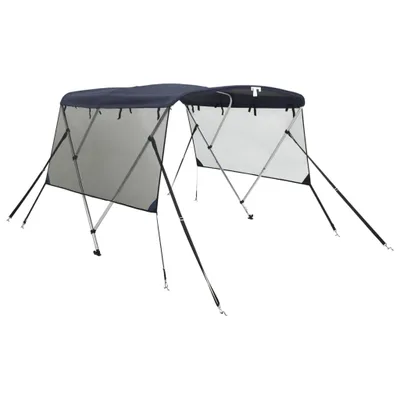 Obrázek produktu pro vidaXL Bimini-Top se 3 příděmi a bočními panely ze síťoviny 183x(137-152)x137 cm