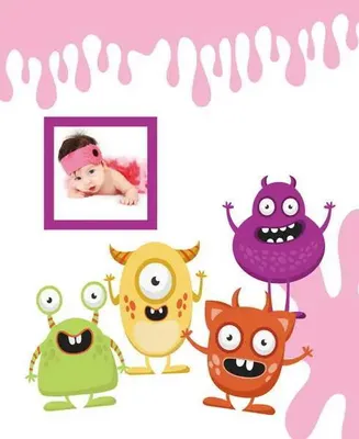 Immagine prodotto di Album fotografico autoadesivo 24x29 cm 40 pagine per bambini Spookies 2 rosa