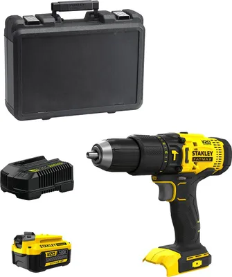 Produktbild von Schlagbohrschrauber STANLEY FatMax SFMCD711M1K (1 x 4,0 Ah + Ladegerät + Koffer)