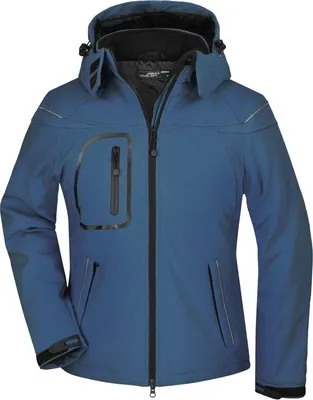 Produktbild von Modische Winter Softshelljacke navy, Gr. L