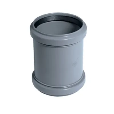 Produktbild von HT - Überschiebmuffe NW 50 Länge 105 mm / HT-Muffe / HTU Muffe / HT-Rohre / HT-Verbindungsstück /