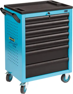 Produktbild von Wkz.wagen B781xT498xH1037mm 480 kg 7 Schubl.unbestückt Stahlbl.