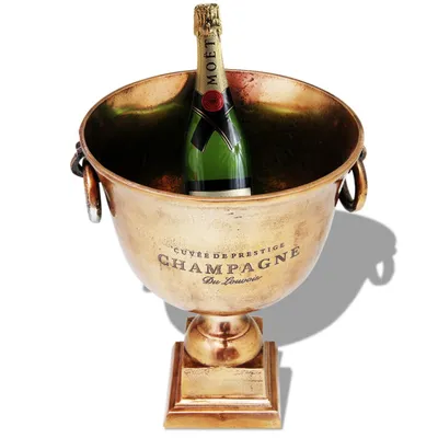Image de vidaXL Coupe à champagne Cuivre Marron