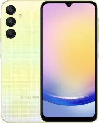Produktbild von Samsung Galaxy A25 5G 16,5 cm (6.5") USB Typ-C 6 GB 128 GB 5000 mAh Gelb