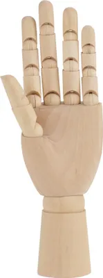 Immagine prodotto di Donna-corpo-artista-modello, snodato, snodabile, scultura in legno, manichino in legno (#3)