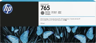 Zdjęcie produktu dla HP Wkład atramentowy 765 Designjet ciemny szary 775 ml, Drukarki HP Designjet seria T7200 Production, Termiczny druk atramentowy, Szary, Singapur, 54 mm, 115,9 mm
