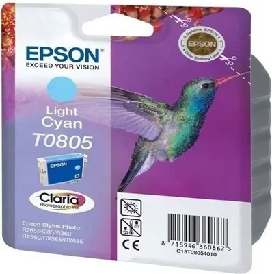 Produktbild von EPSON T0805 Cyan Colibri Tintenpatrone