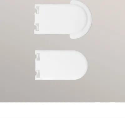 Produktbild von Zubehör Lysel Outlet Ersatzteil für Basisrollo aus Kunststoff - in weiß - B 19mm H 32mm