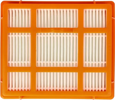Produktbild von vhbw Staubsaugerfilter kompatibel mit AEG ZT3511CH, ZT3510UK, ZT3510CH, ZT3520UK, ZT3530CH, T8 Staubsauger - HEPA-Filter Orange Weiß