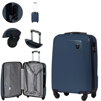 WALIZKA MAŁA KABINOWA WINGS PLOVER 20" DARK BLUE – zdjęcie produktu
