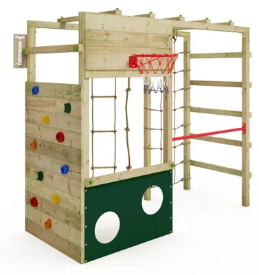 Image de Structure d'escalade FATMOOSE CleverClimber Club XXL, pour l'extérieur, de couleur verte