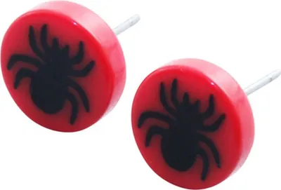 Produktbild von Ohrringe - Spinne - rot