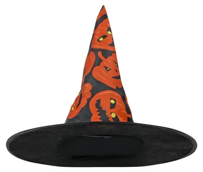 Produktbild von Smiffys - Kostüm-Hut für Kinder SM404 (Einheitsgröße) (Schwarz/Orange)