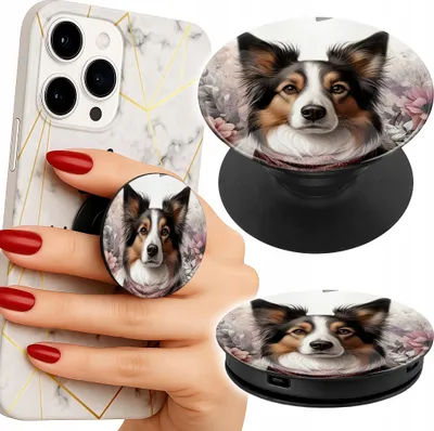 Image de Popsocket Support pour téléphone portable/Doggy Dog Breeds Dog Patterns