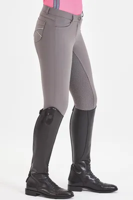 Produktbild von Busse Damenreithose ALICANTE, Grip-Vollbesatz, grau, Busse_17_Groessen:34