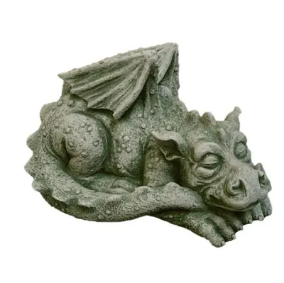 Produktbild von Schöner Schlafender Drache aus Steinguss Neu Frostfest PO-424