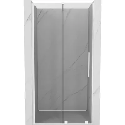 Obrázok produktu pre Mexen Velar posúvacie sprchové dvere 110 cm, Priehľadné, Biele - 871-110-000-01-20