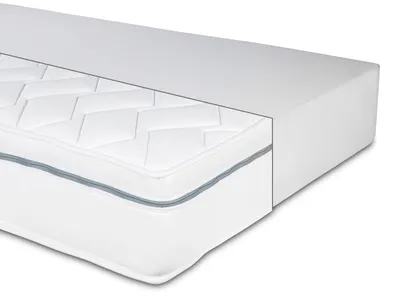 Produktbild von Relaxsan Kaltschaummatratze 90 x 200cm, H4-H5, Höhe 19cm, Atmungsaktive 3D Air Komfort Matratze, 7-Zonen-Kaltschaum Matratze, Hoher Liegekomfort