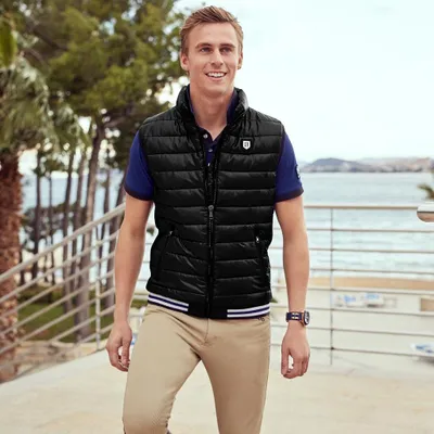 Produktbild von Kingsland Weste Broxton, unisex, wattiert Schwarz F/S 18, Kin18_FS_Gr.:XL