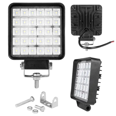 Zdjęcie produktu dla Lampa LED Robocza 10-60V 90W 30 LED kwadratowa