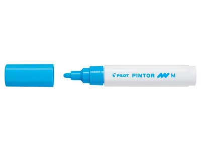 Produktbild von PILOT PINTOR Kreativmarker - Marker-Stift, Fein 1.4mm, Farbe Hellblau