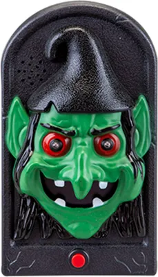 Zdjęcie produktu dla Dzwonek do drzwi na Halloween z efektem świetlnym i dźwiękowym