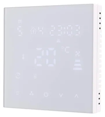 Ventilatorspoel-Thermostat, programmierbar, LCD, 4 Modi, 3 Stufen