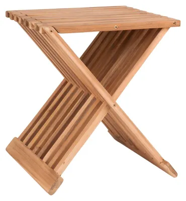 Immagine prodotto di Sgabello Erto in teak naturale 40x35x45 cm