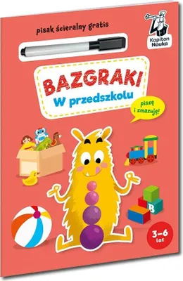 Image de Kapitan Nauka Bazgraki w przedszkolu - interaktywny zeszyt z łamigłówkami