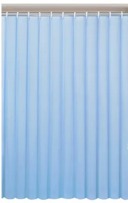 Produktbild von Aqualine Duschvorhang 180x180cm, blau