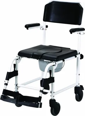 Produktbild von DTR 5" Duschtoilettenrollstuhl mit Toiletteneimer