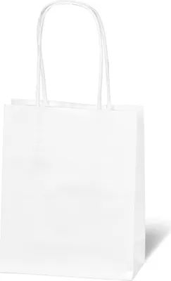 Produktbild von Tasche - Kraftpapier - 12x15x5,5 cm - BSB - weiß