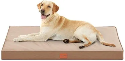 Immagine prodotto di Cuccia ortopedica per cani, 112x81 cm, marrone, lavabile, antiscivolo