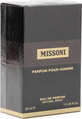 Produktbild von Missoni Pour Homme, Männer, 30 ml, Nicht nachfüllbare Flasche, Grapefruit, Lavendel, Zitrone, Apfel, Ingwer, Jasmin, Birke, Moschus, Eiche, Patschuli, Sandelholz