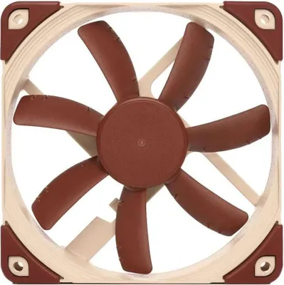 Produktbild von Noctua NF-S12A PWM, 0.12 A, 12 V, Braun, 150000 h