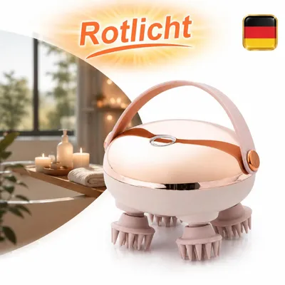 Image de Massageur électrique pour le cuir chevelu, masseur pour le crâne, brosse de massage pour le cuir chevelu