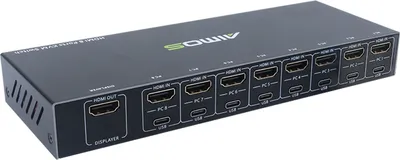 Image de AIMOS 8 in 1 out Commutateur KVM HDMI, noir