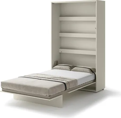Produktbild von Schrankbett 120 x 200 Vertikal BC-02 Kaschmir LENART BED CONCEPT Wandklappbett